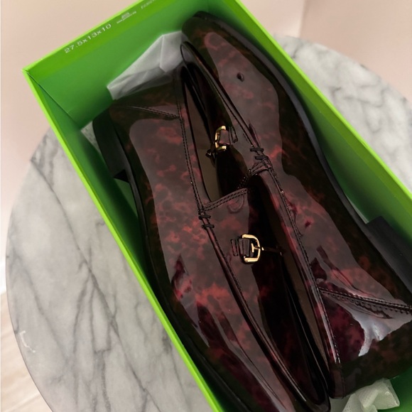 Sam Edelman Loraine Bit Loafers Women’s Size 7 NIB Coffee Multi Patent Leather - Picture 8 of 8